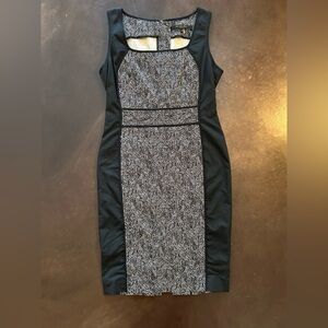 RACHEL Rachel Roy Black and white polkadot hourglass dot Dress size 12